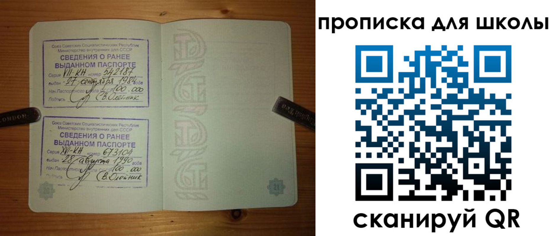 прописка для школы в Вельске